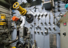 Inside the mechanical room of the Incheon Steel Mill